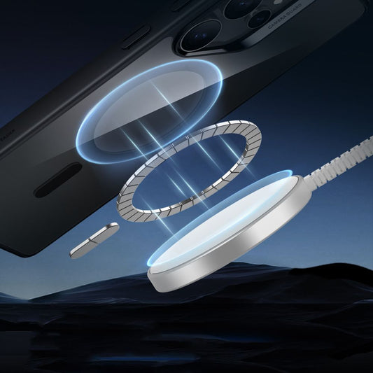 MagSafe-deksel for Samsung Galaxy S25 Ultra S938, ESR, Classic Hybrid, Svart Gjennomsiktig