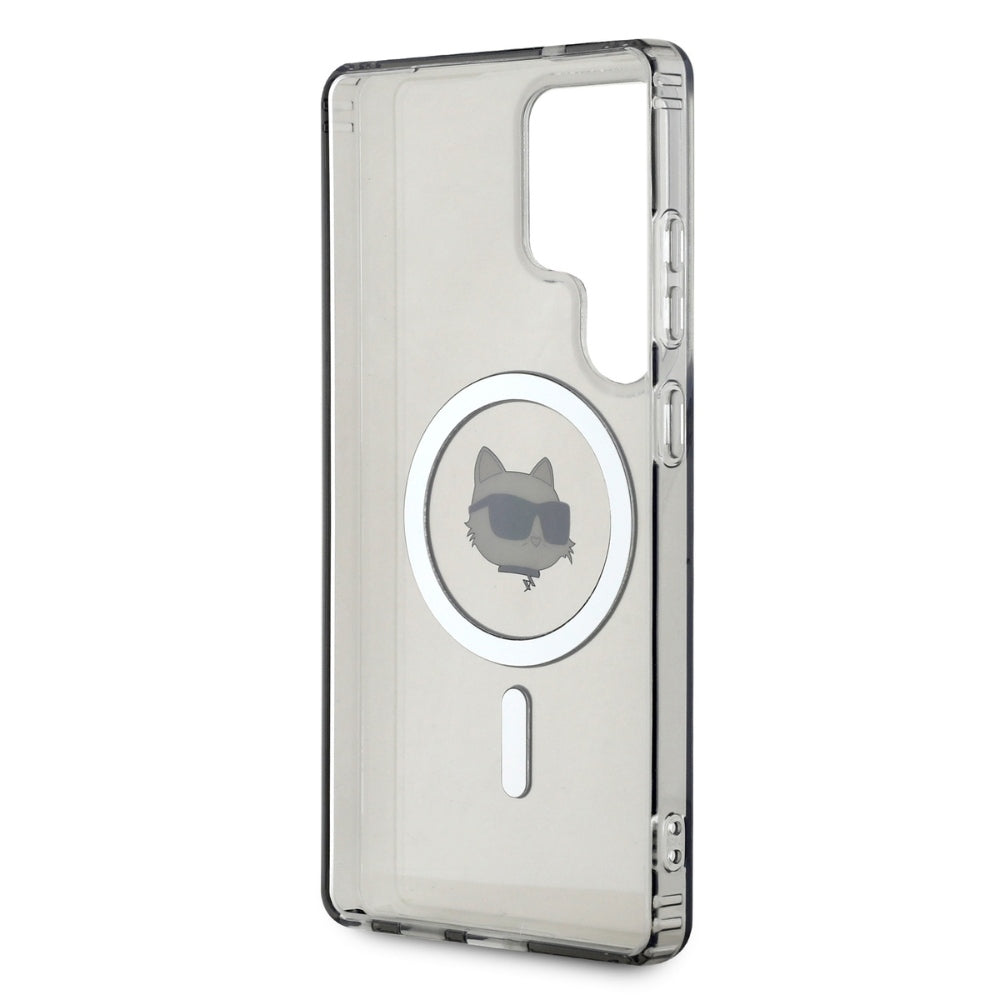 MagSafe-deksel for Samsung Galaxy S25 Ultra S938, Karl Lagerfeld, IML Choupette's Head, Svart