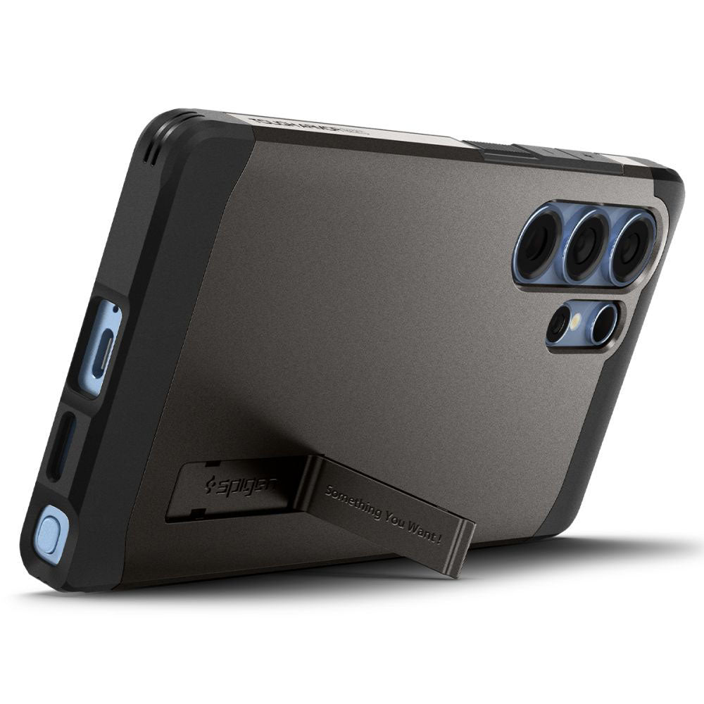 MagSafe-deksel for Samsung Galaxy S25 Ultra S938, Spigen, Tough Armor, Grå ACS08965