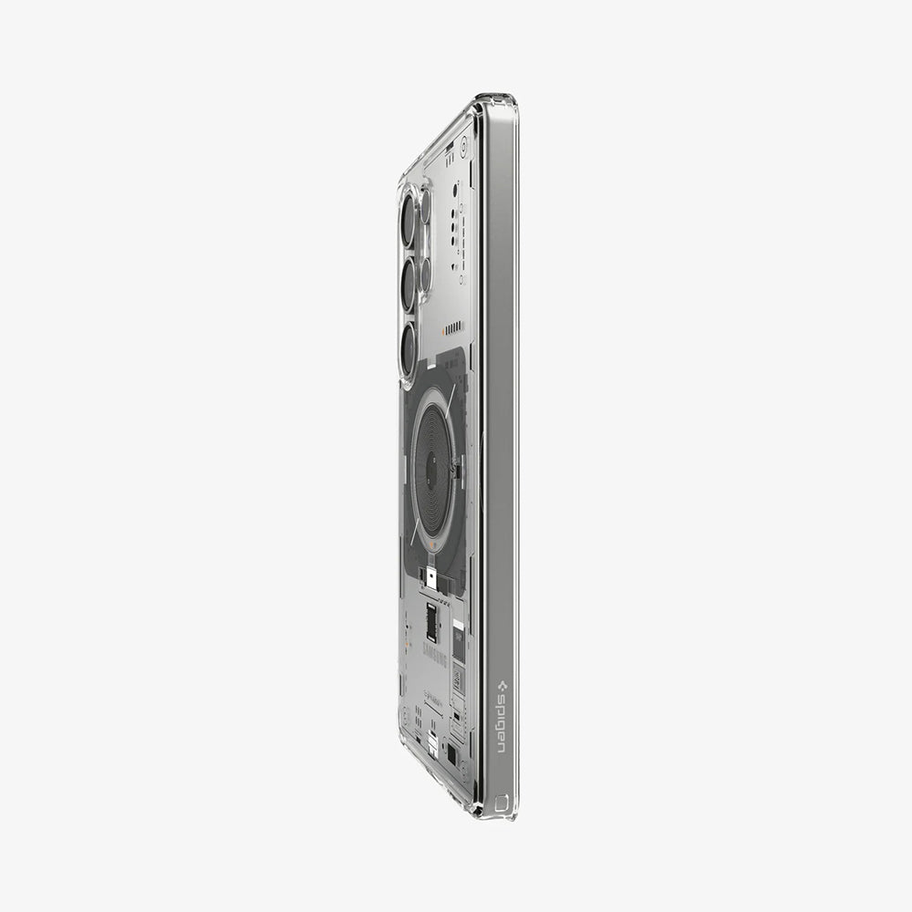MagSafe-deksel for Samsung Galaxy S25 Ultra S938, Spigen, Ultra Hybrid Neo One, Gjennomsiktig