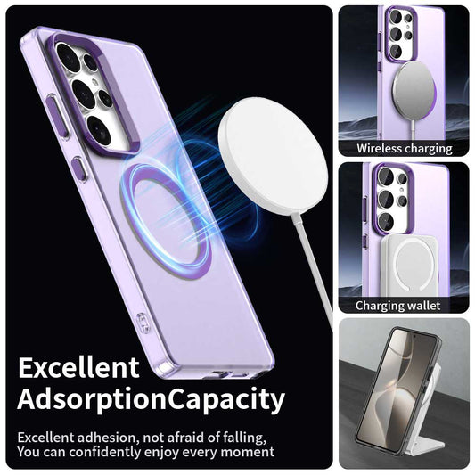MagSafe-deksel for Samsung Galaxy S25 Ultra S938, Techsuit, CandyCase, Lilla
