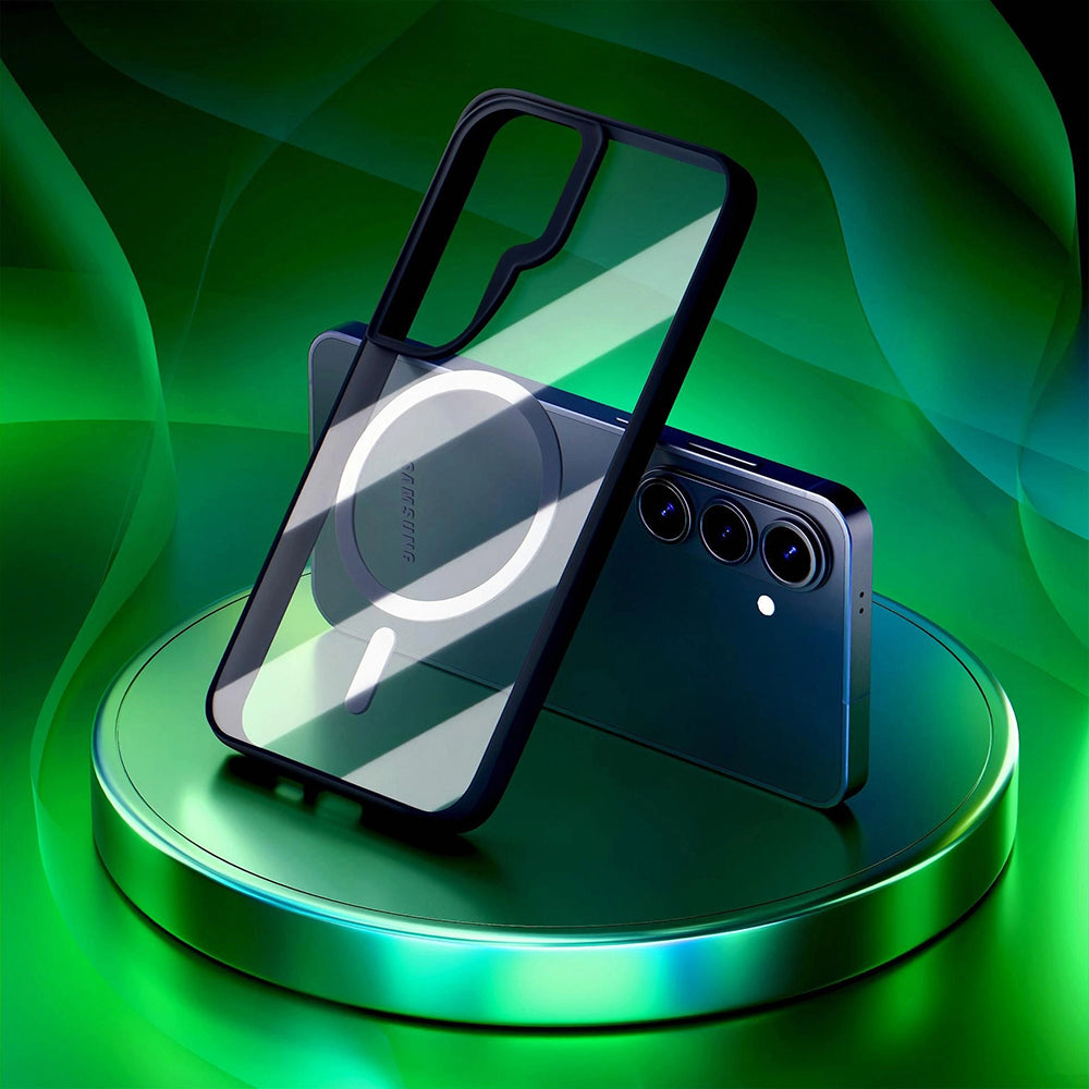 MagSafe-deksel for Samsung Galaxy S26, 3MK, Satin Armor, Gjennomsiktig