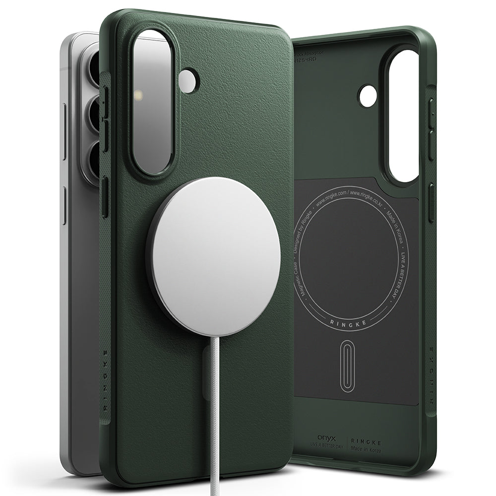 MagSafe-deksel for Samsung Galaxy S26 Plus S947, Ringke, Onyx, Mørkegrønn