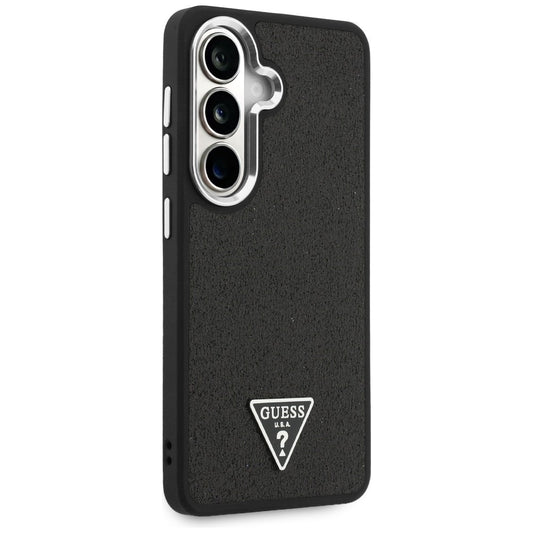 MagSafe-deksel for Samsung Galaxy S26 Plus S947, Guess, Fast Glitter Triangle Logo, Svart