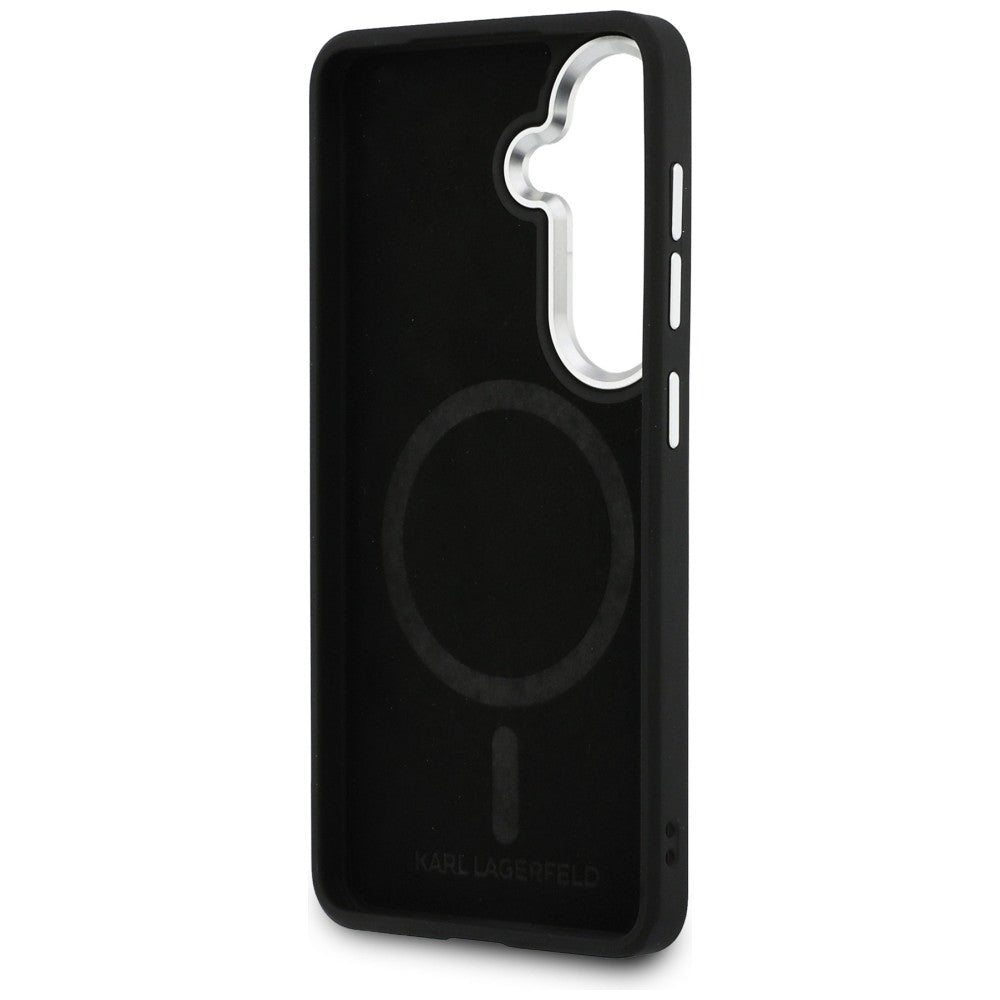 MagSafe-deksel for Samsung Galaxy S26 Plus S947, Karl Lagerfeld, Initial Logo Debossed, Brun
