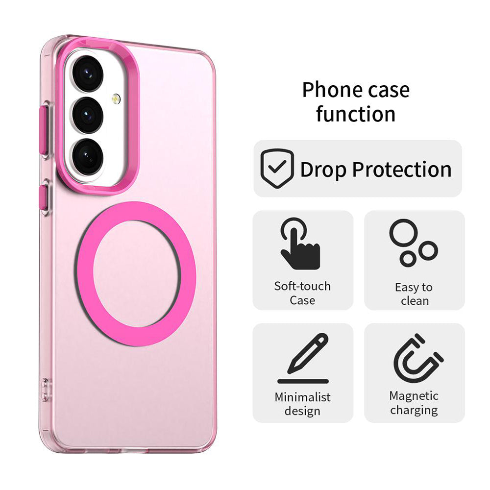 MagSafe deksel for Samsung Galaxy S26 Plus, Techsuit, CandyCase, Rosa