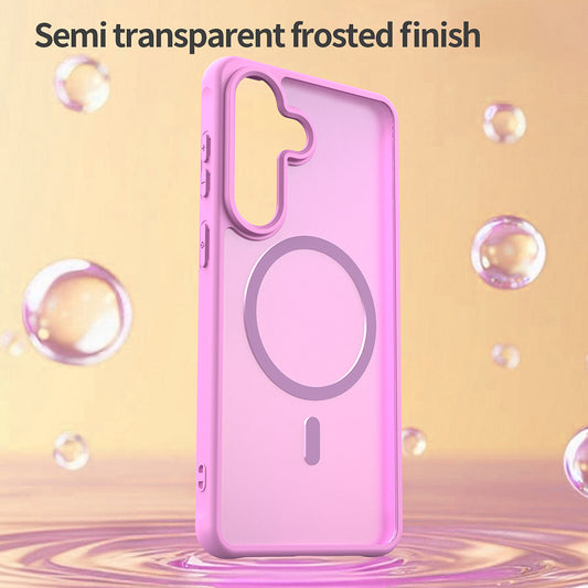 MagSafe-deksel for Samsung Galaxy S26 Plus, Techsuit, HaloFrost II, Rosa