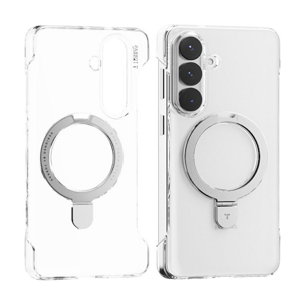 MagSafe-deksel for Samsung Galaxy S26 Plus S947, Torras, Ostand Slim, Gjennomsiktig