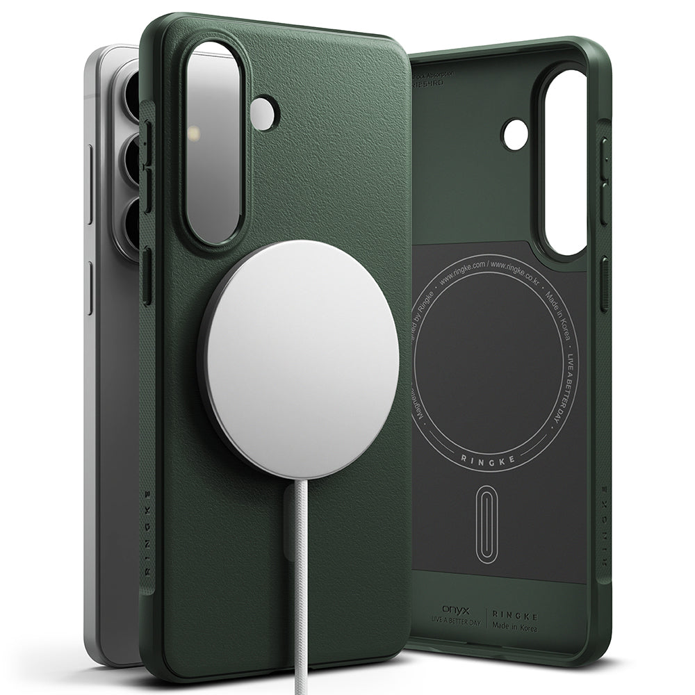 MagSafe-deksel for Samsung Galaxy S26 S942, Ringke, Onyx, Mørkegrønn