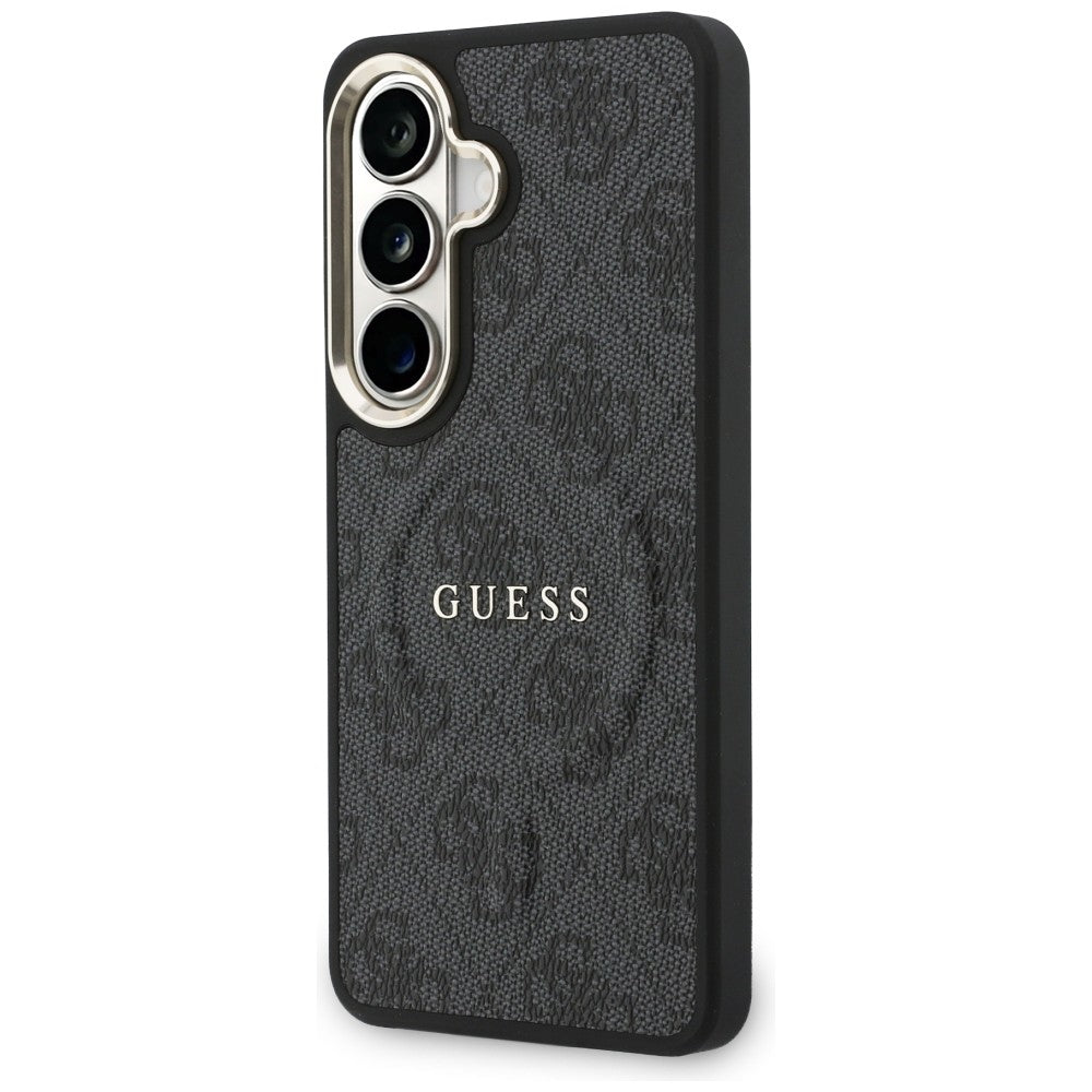 MagSafe-deksel for Samsung Galaxy S26 S942, Guess, 4G Embossed Ring, Svart