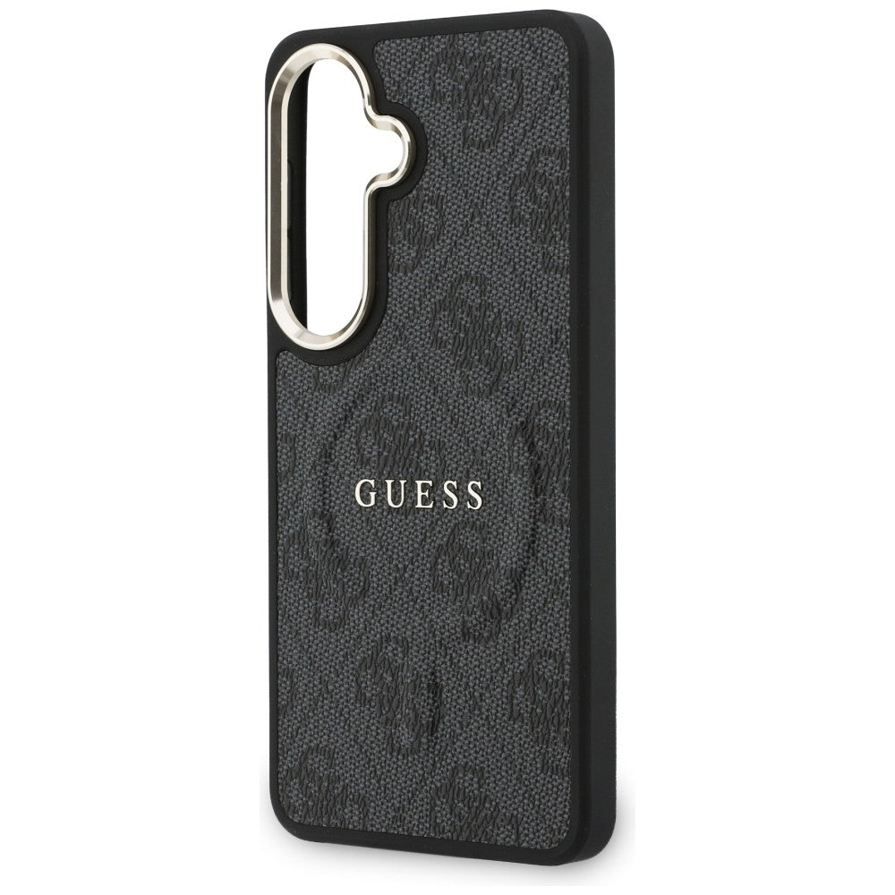 MagSafe-deksel for Samsung Galaxy S26 S942, Guess, 4G Embossed Ring, Svart