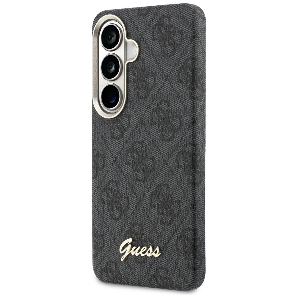 MagSafe-deksel for Samsung Galaxy S26 S942, Guess, 4G Script Logo, Svart