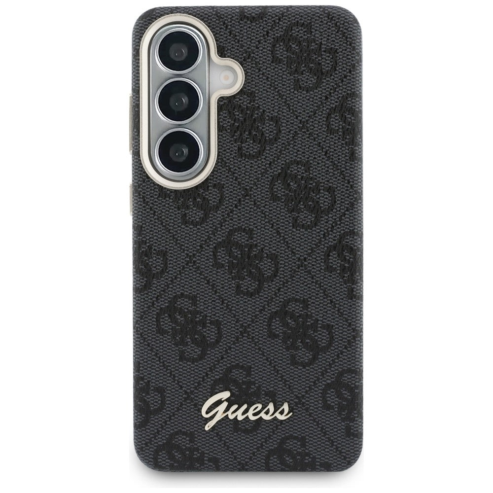 MagSafe-deksel for Samsung Galaxy S26 S942, Guess, 4G Script Logo, Svart