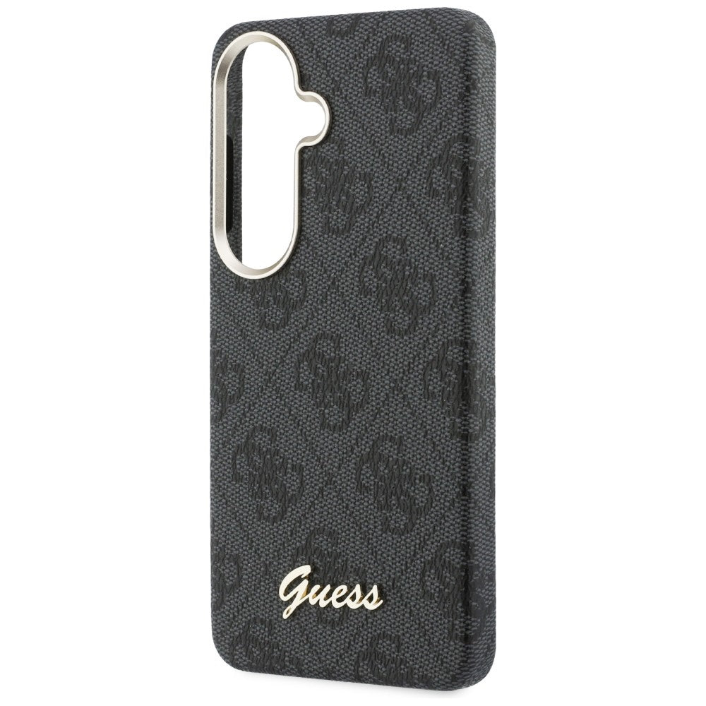 MagSafe-deksel for Samsung Galaxy S26 S942, Guess, 4G Script Logo, Svart