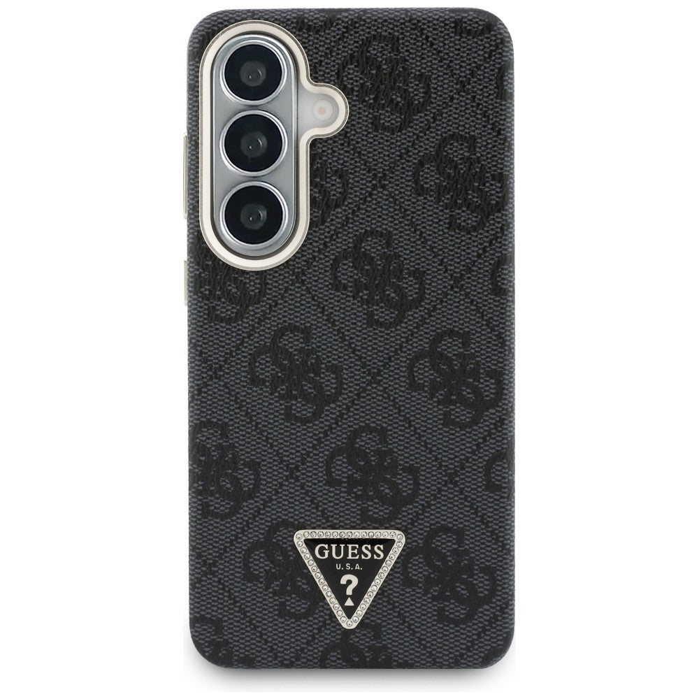 MagSafe-deksel for Samsung Galaxy S26 S942, Guess, 4G Triangle Logo, Svart