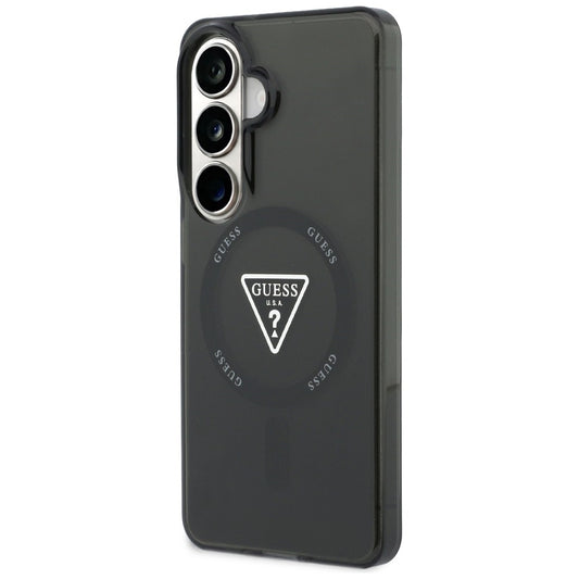 MagSafe-deksel for Samsung Galaxy S26 S942, Guess, IML Gradient Triangle Logo, Svart