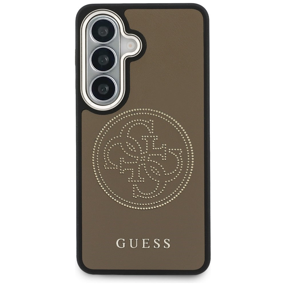 MagSafe-deksel for Samsung Galaxy S26 S942, Guess, Perforated Logo, Brun