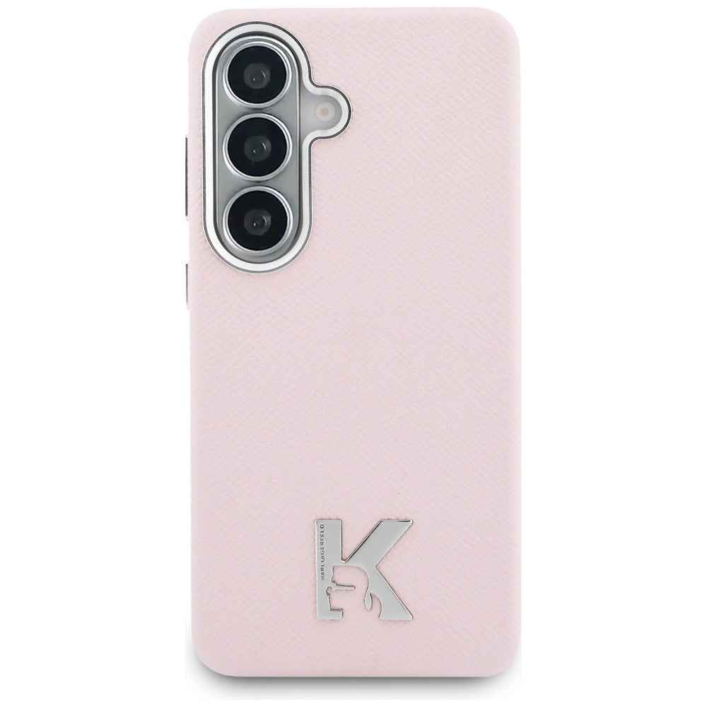 MagSafe-deksel for Samsung Galaxy S26 S942, Karl Lagerfeld, Karl Head Logo, Rosa