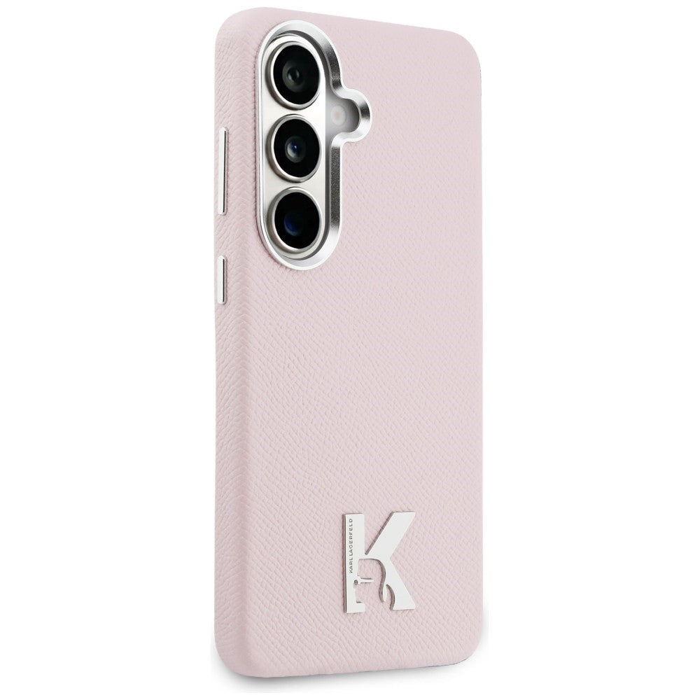 MagSafe-deksel for Samsung Galaxy S26 S942, Karl Lagerfeld, Karl Head Logo, Rosa