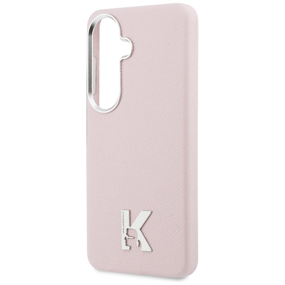 MagSafe-deksel for Samsung Galaxy S26 S942, Karl Lagerfeld, Karl Head Logo, Rosa