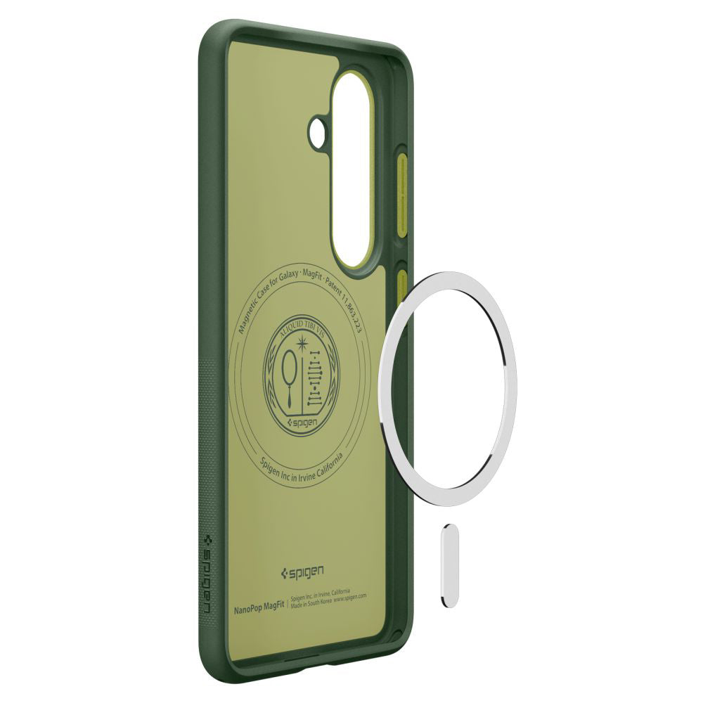 MagSafe-deksel for Samsung Galaxy S26 S942, Spigen, Caseology Nano Pop, Grønn ACS11067
