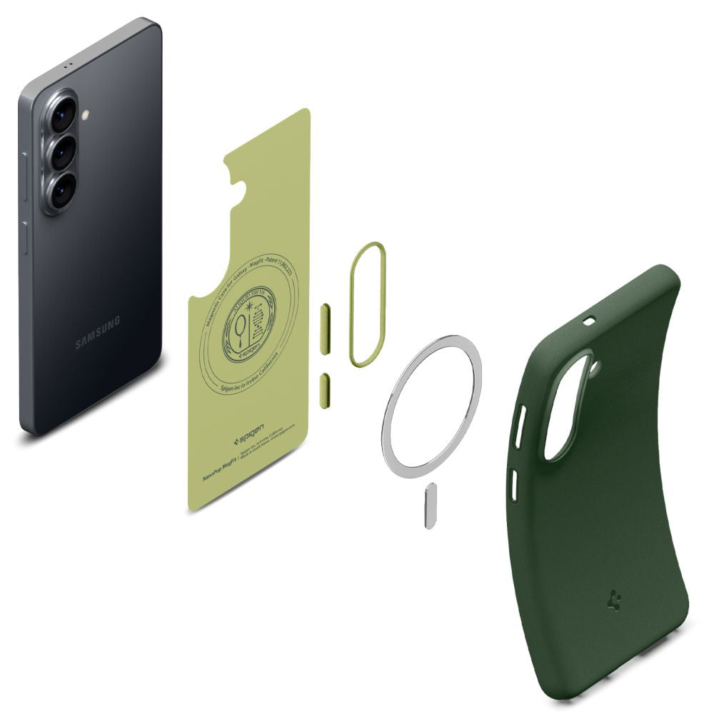 MagSafe-deksel for Samsung Galaxy S26 S942, Spigen, Caseology Nano Pop, Grønn ACS11067
