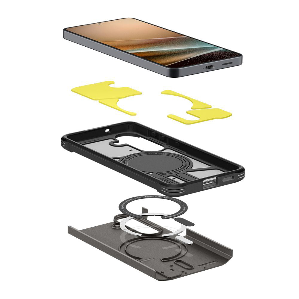 MagSafe-deksel for Samsung Galaxy S26 S942, Spigen, Tough Armor, Grå ACS10739