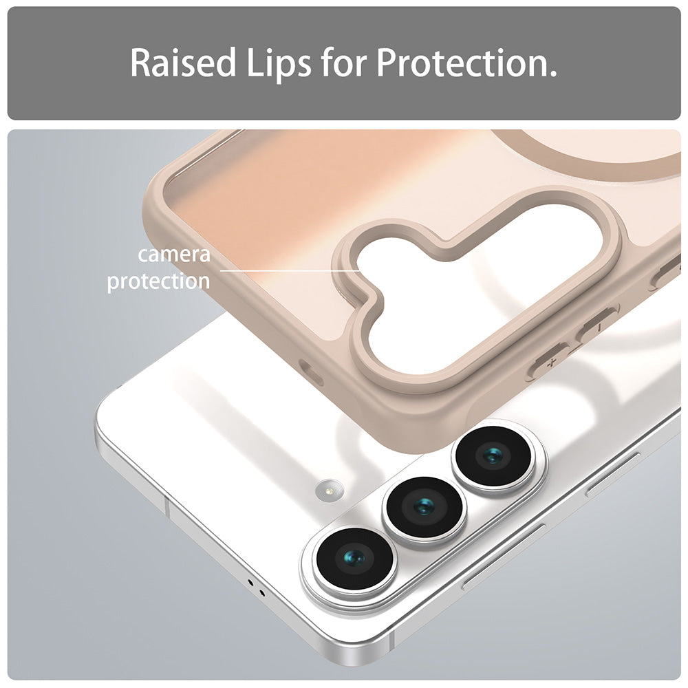 MagSafe-deksel for Samsung Galaxy S26 S942, Techsuit, HaloFrost II, Gull