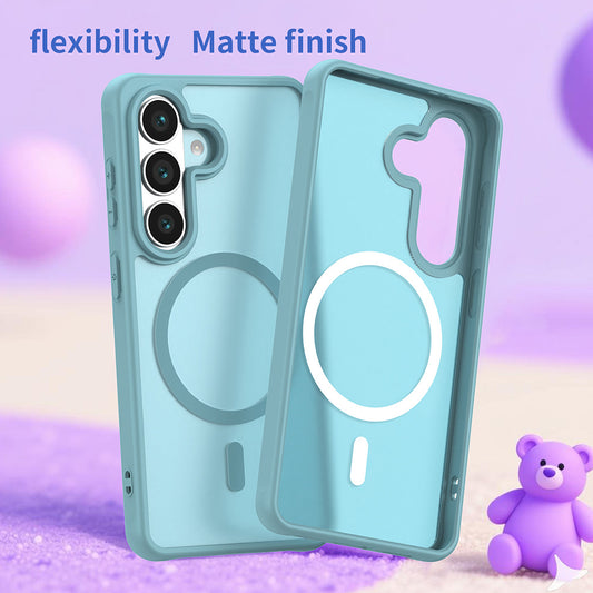 MagSafe-deksel for Samsung Galaxy S26, Techsuit, HaloFrost II, Lys Grønn