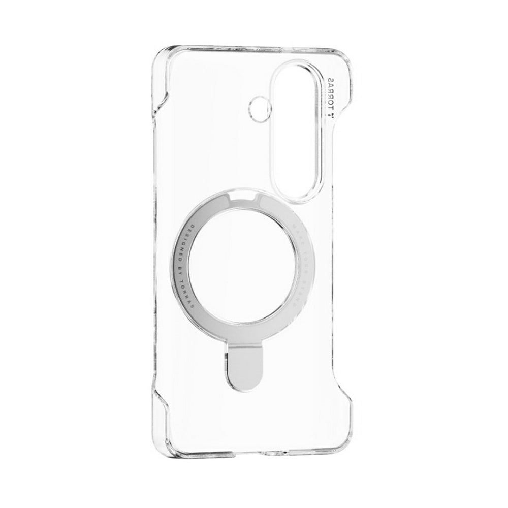 MagSafe-deksel for Samsung Galaxy S26 S942, Torras, Ostand Slim, Gjennomsiktig