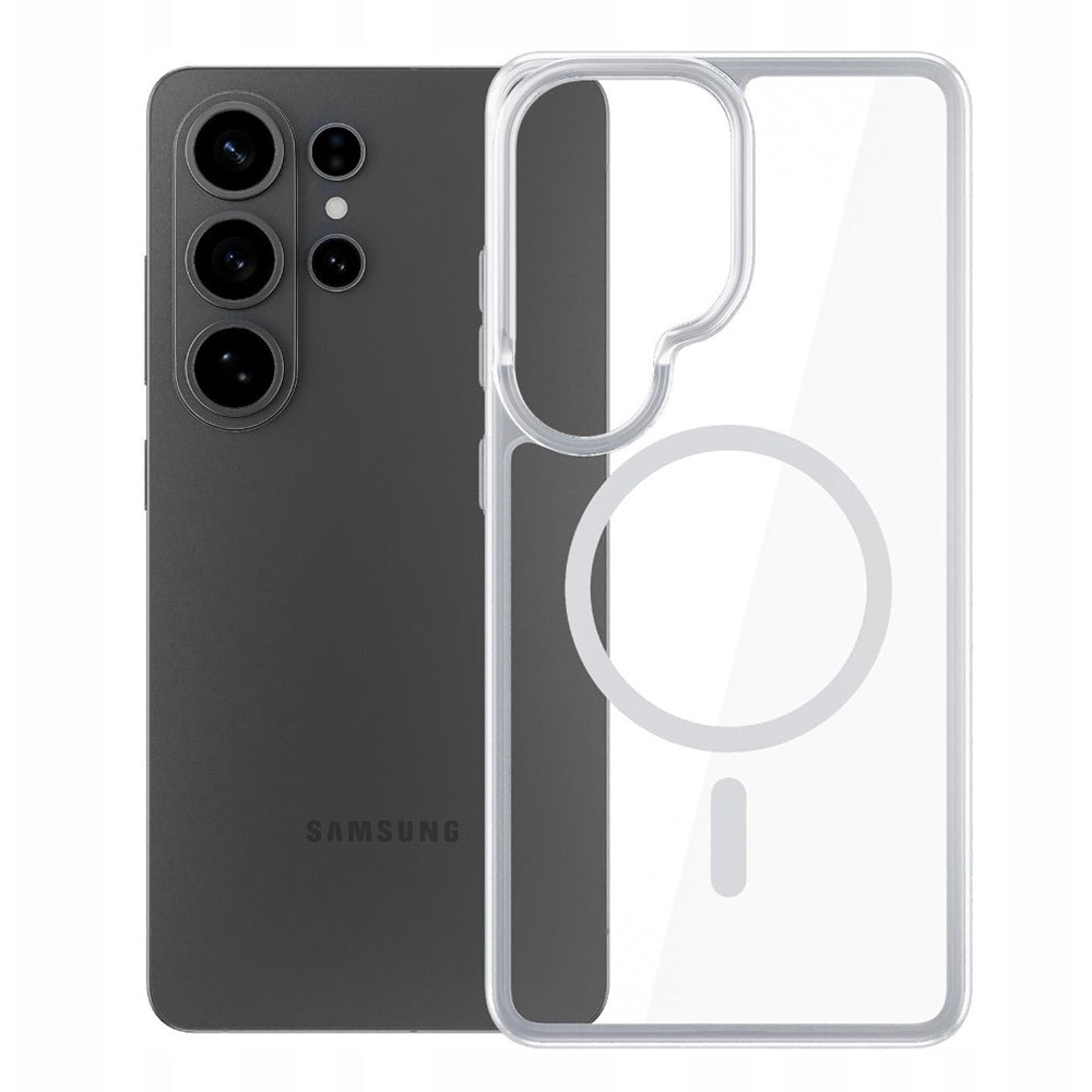 MagSafe-deksel for Samsung Galaxy S26 Ultra S948, 3MK, Armor MagCase, Transparent