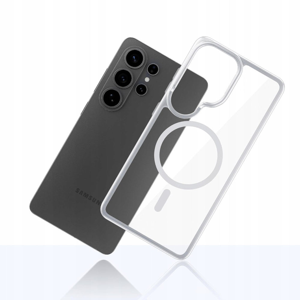 MagSafe-deksel for Samsung Galaxy S26 Ultra S948, 3MK, Armor MagCase, Transparent