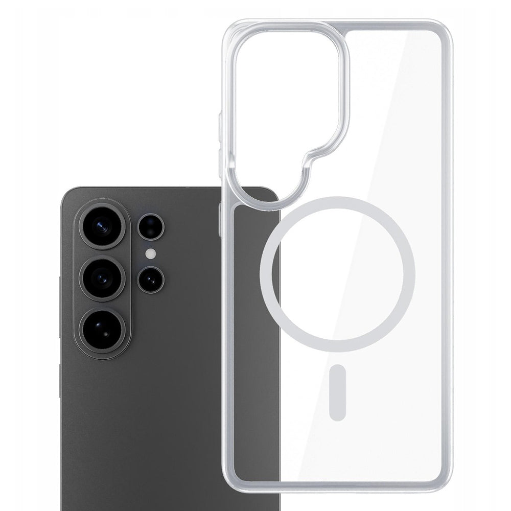 MagSafe-deksel for Samsung Galaxy S26 Ultra S948, 3MK, Armor MagCase, Transparent