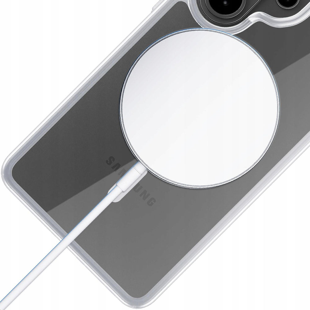 MagSafe-deksel for Samsung Galaxy S26 Ultra S948, 3MK, Armor MagCase, Transparent