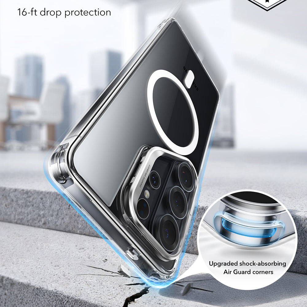 MagSafe-deksel for Samsung Galaxy S26 Ultra S948, ESR, Classic Hybrid Kickstand, Gjennomsiktig