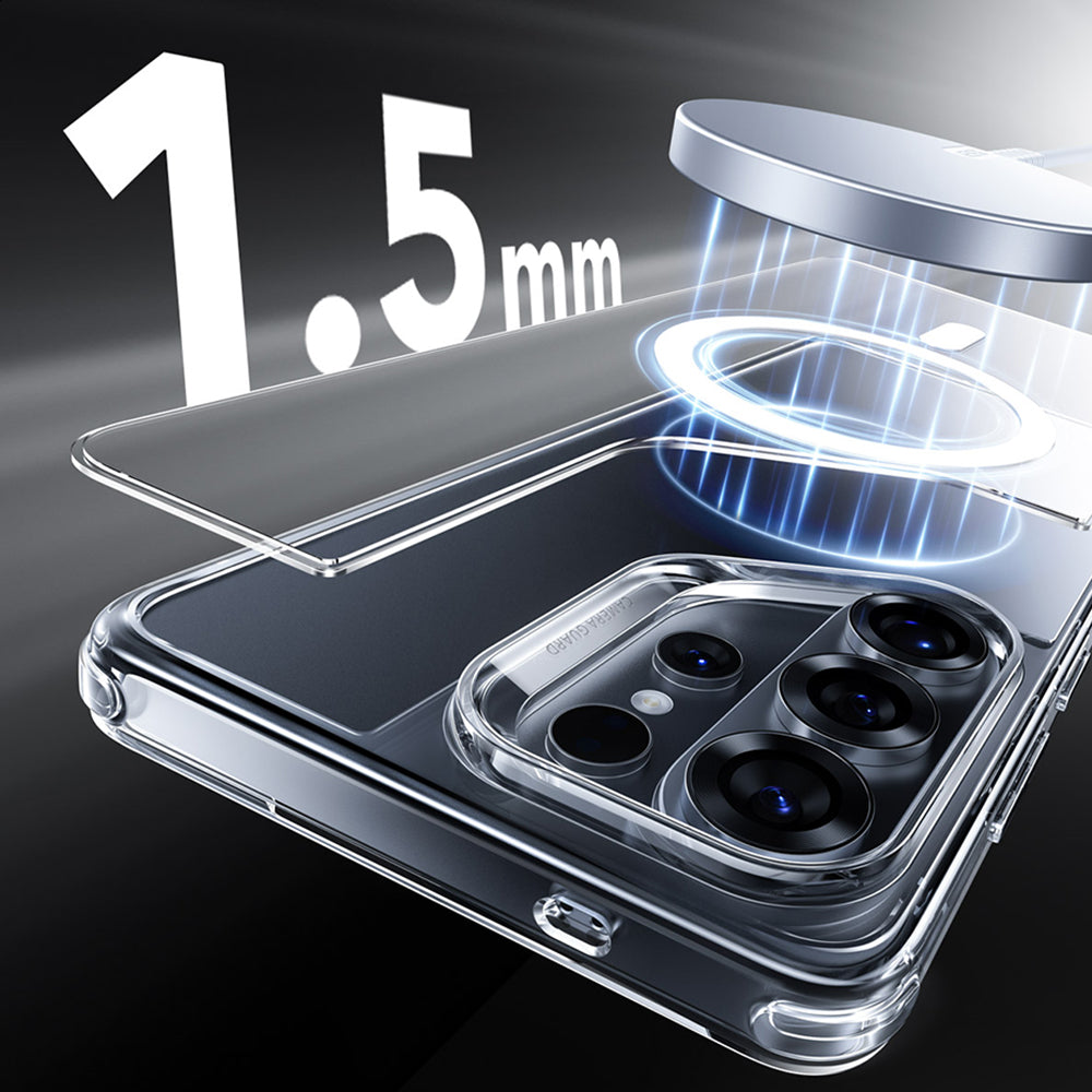 MagSafe-deksel for Samsung Galaxy S26 Ultra S948, ESR, Classic Hybrid, Gjennomsiktig
