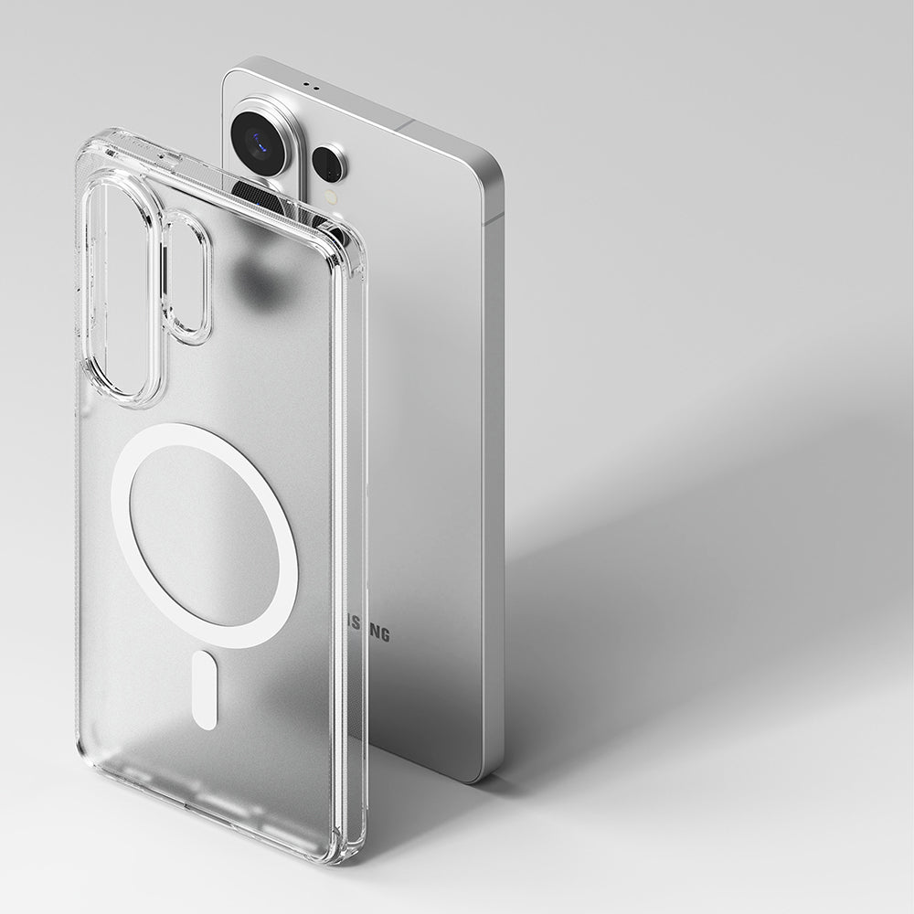 MagSafe-deksel for Samsung Galaxy S26 Ultra S948, Ringke, Fusion, Matt Transparent