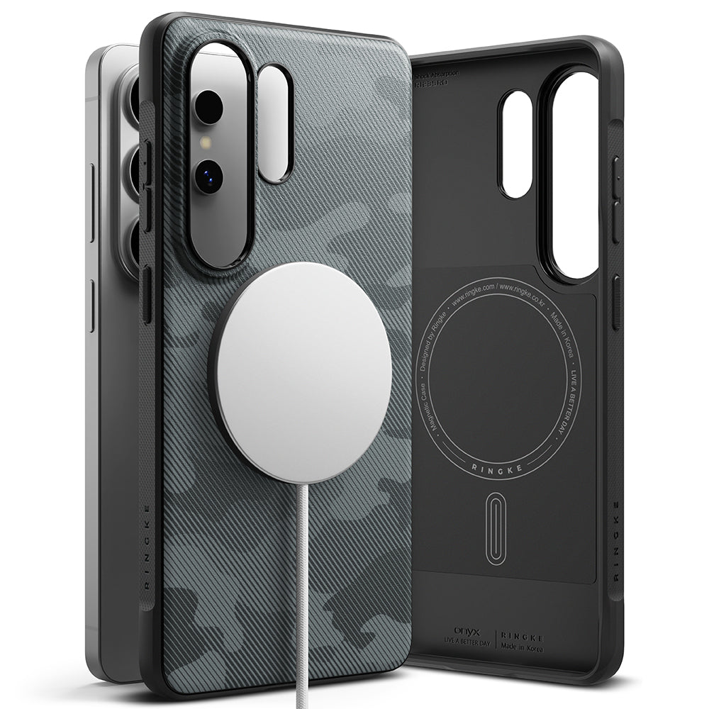 MagSafe-deksel for Samsung Galaxy S26 Ultra S948, Ringke, Onyx, Camouflage