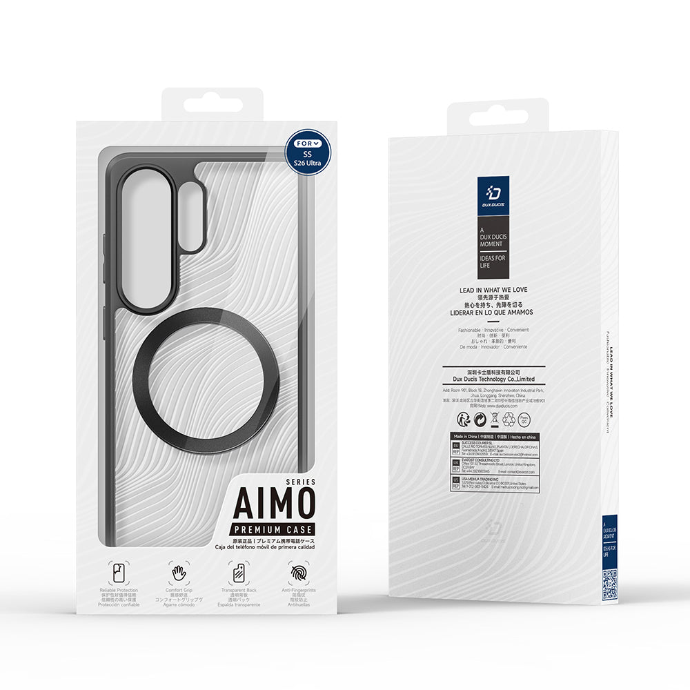 MagSafe-deksel for Samsung Galaxy S26 Ultra S948, DUX DUCIS, Aimo, Svart