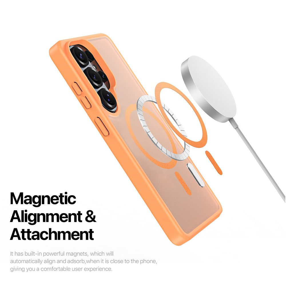 MagSafe-deksel for Samsung Galaxy S26 Ultra S948, DUX DUCIS, Yind, Oransje