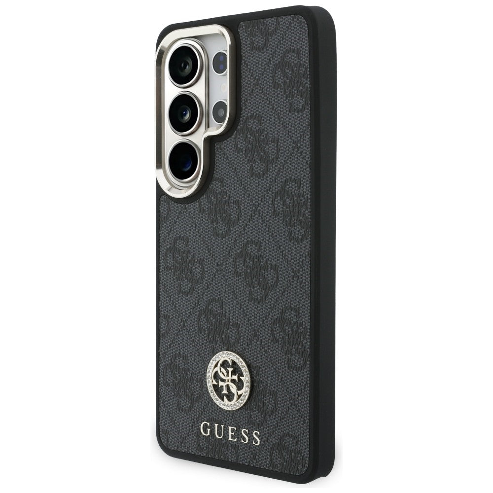 MagSafe-deksel for Samsung Galaxy S26 Ultra S948, GUESS, 4G Big Rhinestone Triangle Strap, Svart