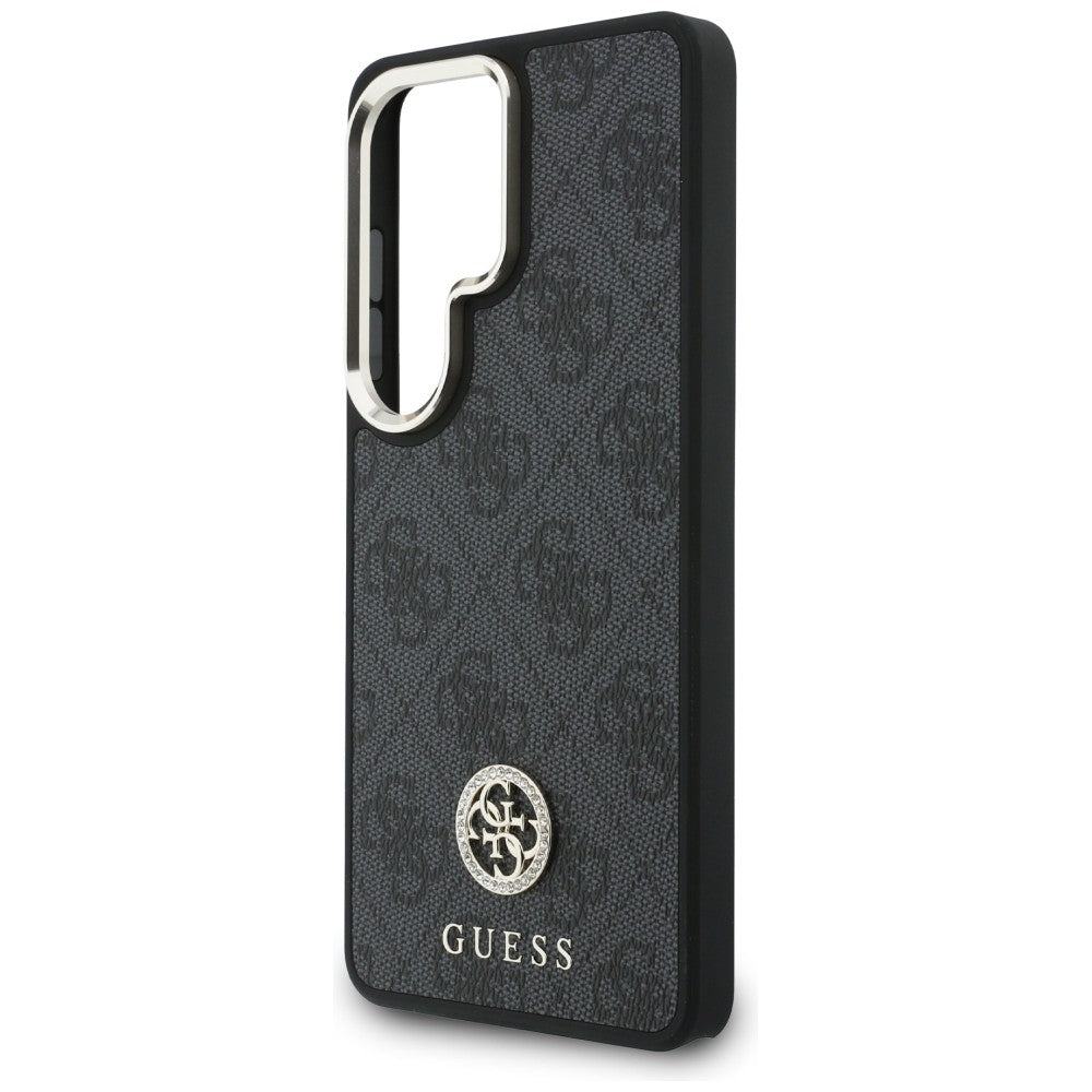 MagSafe-deksel for Samsung Galaxy S26 Ultra S948, GUESS, 4G Big Rhinestone Triangle Strap, Svart