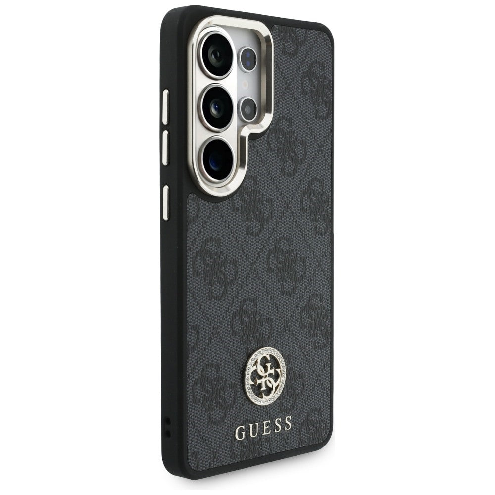 MagSafe-deksel for Samsung Galaxy S26 Ultra S948, GUESS, 4G Big Rhinestone Triangle Strap, Svart
