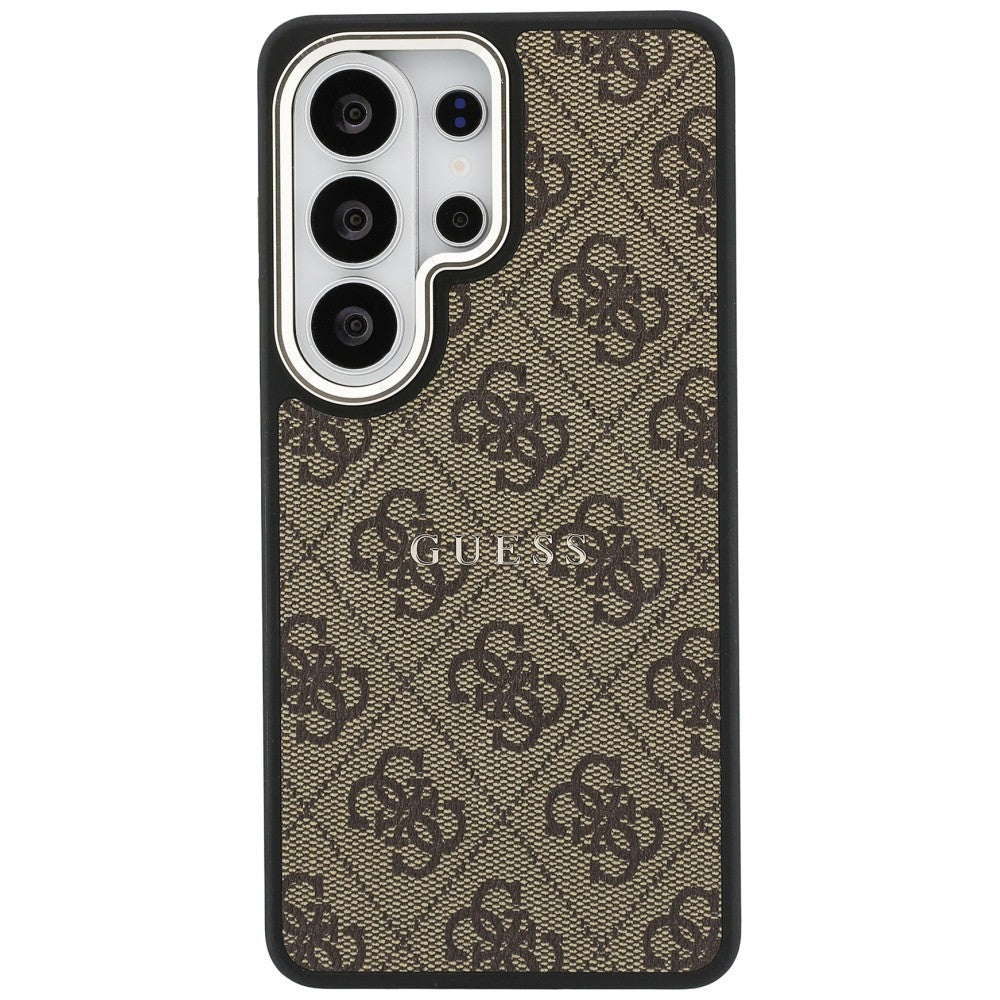 MagSafe-deksel for Samsung Galaxy S26 Ultra S948, Guess, 4G Embossed Ring, Brun