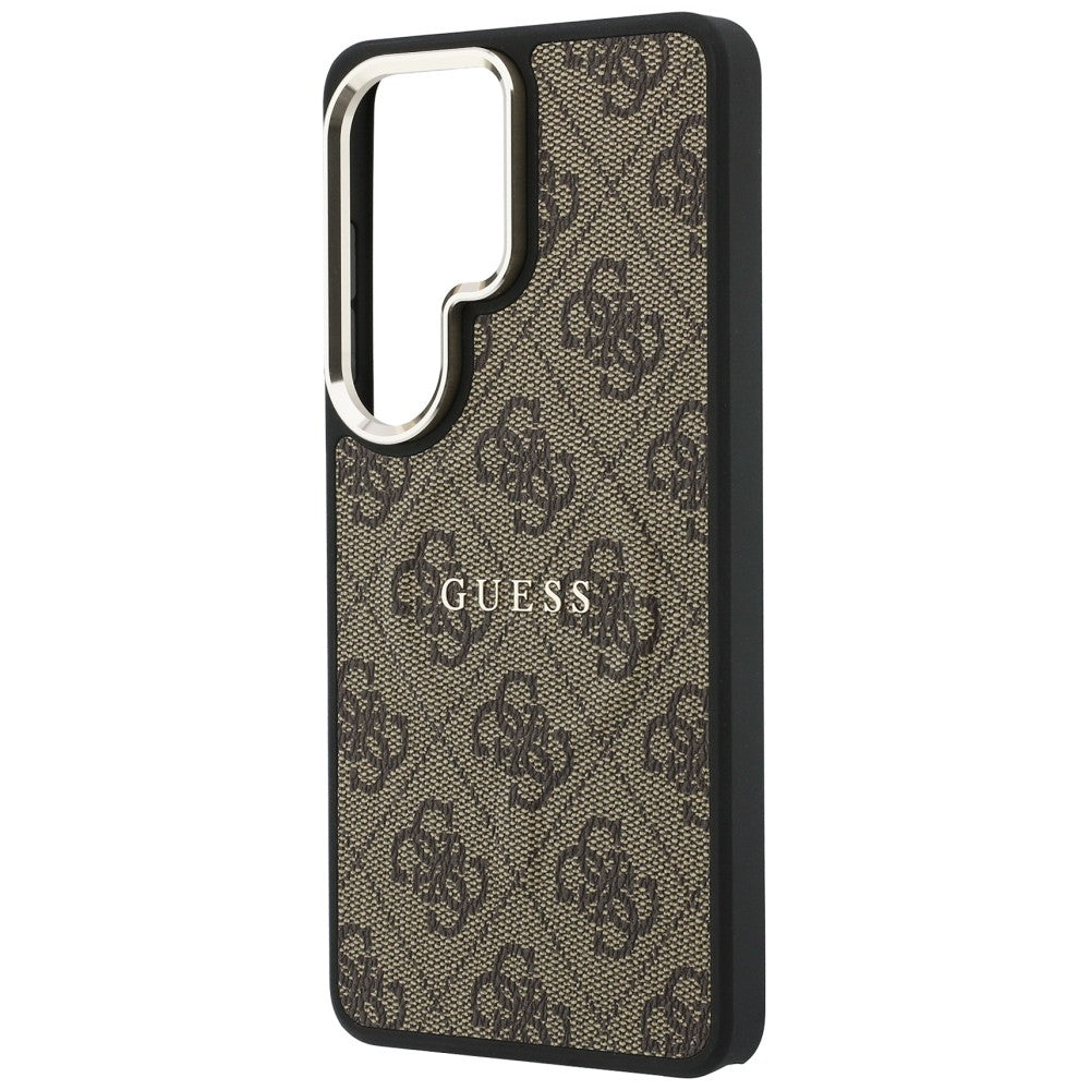 MagSafe-deksel for Samsung Galaxy S26 Ultra S948, Guess, 4G Embossed Ring, Brun