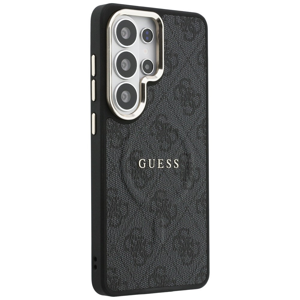 MagSafe-deksel for Samsung Galaxy S26 Ultra S948, Guess, 4G Embossed Ring, Svart