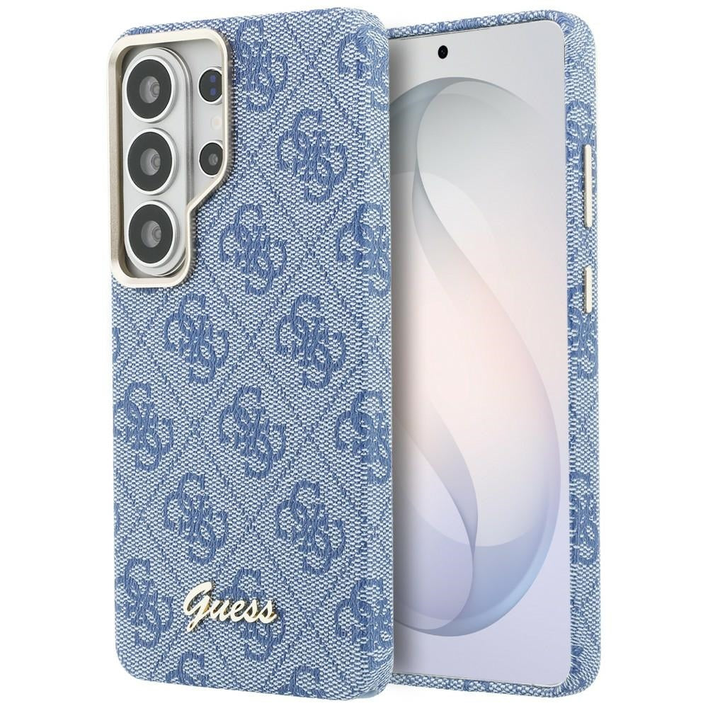MagSafe-deksel for Samsung Galaxy S26 Ultra S948, Guess, 4G Script Logo, Blå