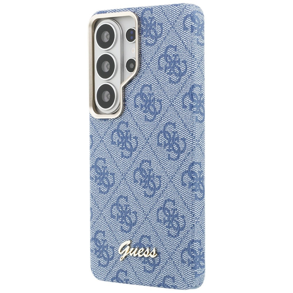 MagSafe-deksel for Samsung Galaxy S26 Ultra S948, Guess, 4G Script Logo, Blå
