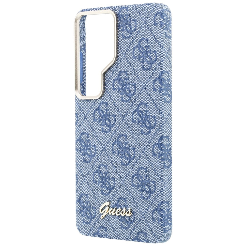 MagSafe-deksel for Samsung Galaxy S26 Ultra S948, Guess, 4G Script Logo, Blå