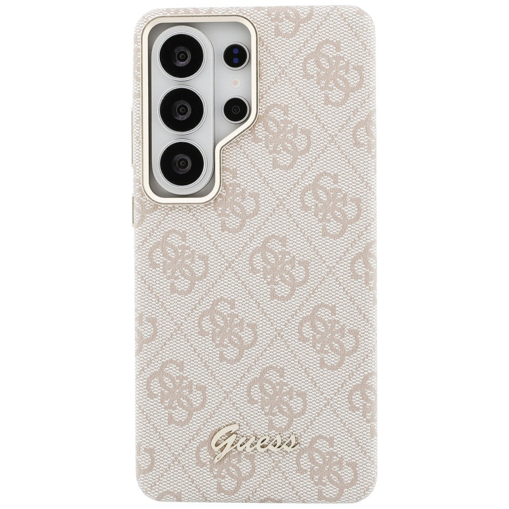MagSafe-deksel for Samsung Galaxy S26 Ultra S948, Guess, 4G Script Logo, Rosa